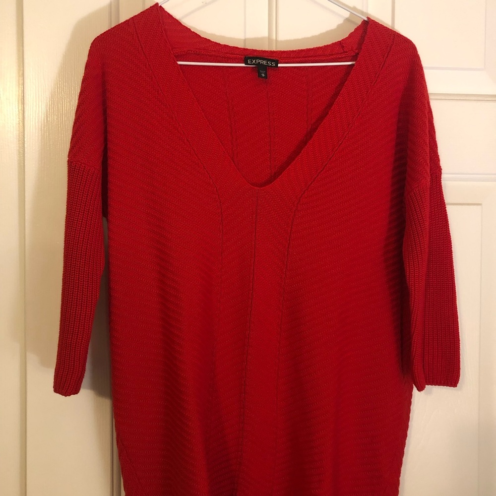 Red Express sweater